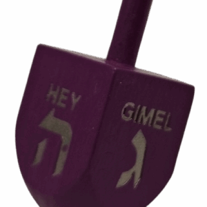 Purple Wood Dreidel